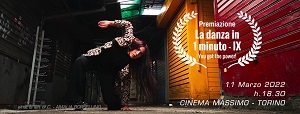 LA DANZA IN 1 MINUTO 9 - L'11 marzo la premiazione