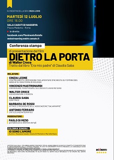 DIETRO LA PORTA - Il 12 luglio la proiezione in Senato