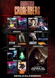 MARATONA CRONENBERG - Dal 18 al 23 agosto a Roma, Milano e Torino