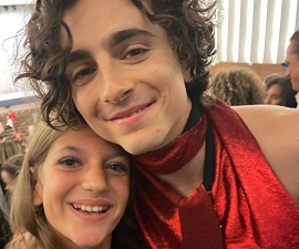VENEZIA 79 - Alice Silighini Garagnani protagonista con Timothee Chalamet