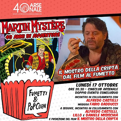 FUMETTI & POPCORN - Alfredo Castelli, Lillo e Daniele Misischia chiudono la rassegna