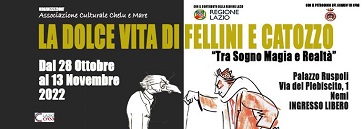 LA DOLCE VITA DI FEDERICO FELLINI E LEO CATOZZO - La mostra a Nemi