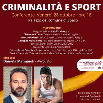 FESTIVAL DI SPELLO - Criminalita' e Sport