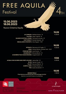 FREE AQUILA FESTIVAL - Dal 15 al 22 giugno a Roma