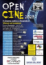 OPENCINE 2023 - A Scandicci torna il cinema all'aperto