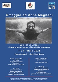 OMAGGIO A ANNA MAGNANI - Il 7 e 8 luglio a San Felice Circeo