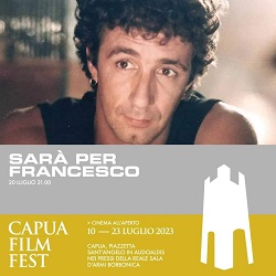 CAPUA FILM FESTIVAL 2 - Il 20 luglio la serata 