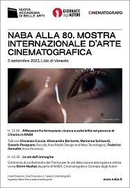 VENEZIA 80 - Le attivita' della NABA
