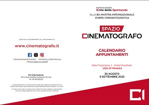 VENEZIA 80 - Il programma dello Spazio Cinematografo