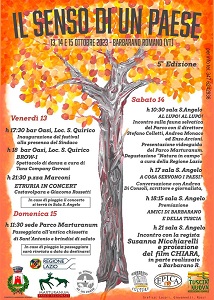 IL SENSO DI UN PAESE 5 - Torna a Barbarano Romano il festival antropologico e sociale