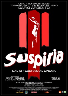 SUSPIRIA - Il classico di Argento torna in sala dal 12 febbraio