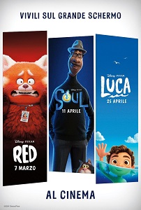 RED, SOUL E LUCA - Arrivano sul grande schermo per la prima volta
