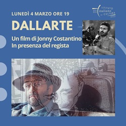 DALLARTE - Il 4 marzo proiezione a Bruxelles in occasione dell81 anniversario della nascita di Lucio Dalla