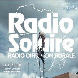 RADIO SOLAIRE - RADIO DIFFUSIONE RURALE - Il team del documentario all'Istituto Italiano di Cultura a Dakar
