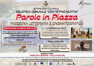 PAROLE IN PIAZZA - Il 3 luglio proiezione di 