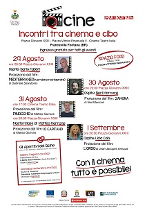 QCINE 13 - Gli incontri tra Cinema e Cibo dal 29 agosto e 1 settembre