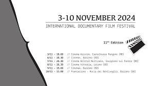 MENTE LOCALE - VISIONI SUL TERRITORIO 11 - Dal 3 al 10 novembre