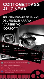 APERITIVO CORTO - CORTOMETRAGGI AL CINEMA - Al Cinema Fulgor di Rimini