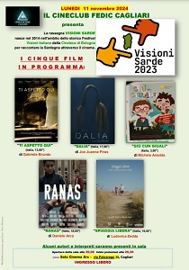 VISIONI SARDE NEL MONDO - L'11 novembre secondo appuntamento al Cineclub FEDIC Cagliari