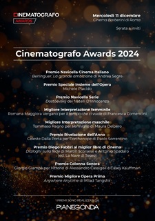 CINEMATOGRAFO AWARDS 2024 - I vincitori