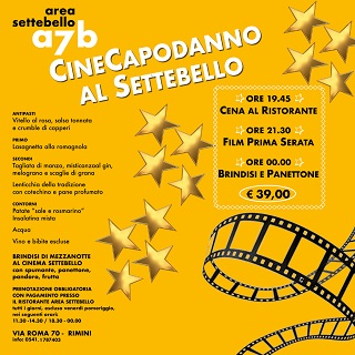 CINEMA FULGOR E SETTEBELLO DI RIMINI - Un Cinecapodanno con brividi gotici, cinepanettone, commedia romantica o thriller