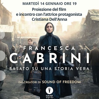 FRANCESCA CABRINI - Cristiana DellAnna presenta il film all'Istituto Italiano di Cultura di Bruxelles