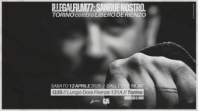 ILLEGAL77 - A Torino un omaggio a Libero De Rienzo