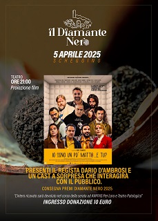 DIAMANTE NERO 18 - Dal 4 al 6 aprile a Scheggino tra cinema, musica, sociale, arte e cultura