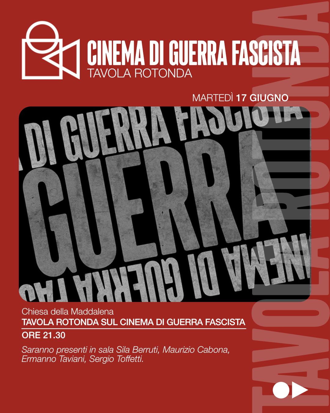 PESARO 61 - Una rassegna su  Il cinema di guerra fascista