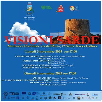 VISIONI SARDE NEL MONDO - Due giorni di proiezioni alla Medioteca di Santa Teresa di Gallura