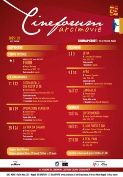 CINEFORUM ARCIMOVIE 2025/2026 - Venticinque film e tanti ospiti nella sala di Ponticelli