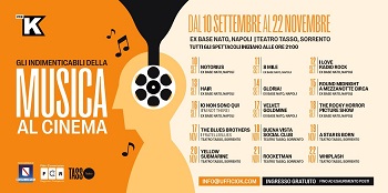 GLI INDIMENTICABILI DELLA MUSICA AL CINEMA -  Dal 17 al 22 novembre a Sorrento la seconda parte della rassegne