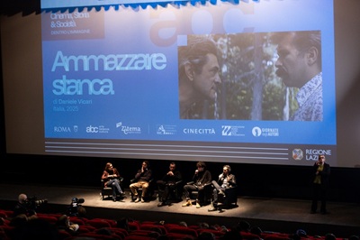 PROGETTI SCUOLA ABC - Ospiti  Daniele Vicari, Gabriel Montesi, Andrea Fuorto ed il produttore Pier Giorgio Bellocchio