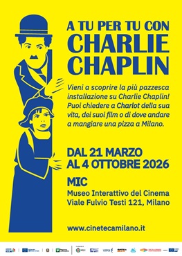 A TU PER TU CON CHARLIE CHAPLIN - Al MIC di Milano l'installazione di Intelligenza Artificiale che permette di dialogare con Charlot