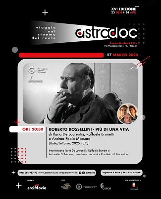 ASTRADOC 16 - Il 27 marzo llaria De Laurentiis, e Raffaele Brunetti presentano a Napoli 
