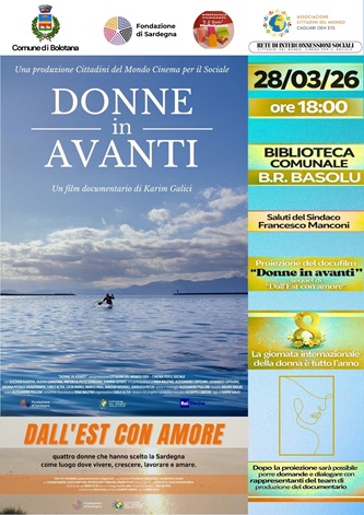 DONNE IN AVANTI - Sabato 28 marzo a Bolotana un appuntamento