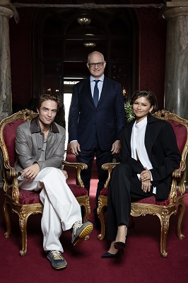THE DRAMA - UN SEGRETO � PER SEMPRE - Zendaya e Robert Pattinson incontrano il Sindaco di Roma Roberto Gualtieri