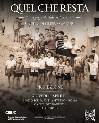 CINETECA NAZIONALE - Al via dal 16 aprile a Roma allo Spazio Scena due rassegne di cinema