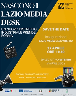 LAZIO MEDIA DESK - Due nuovi sportelli territoriali a Viterbo e Latina