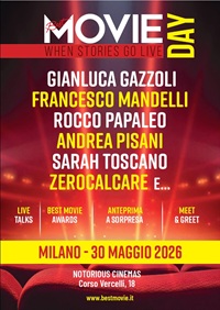 BEST MOVIE DAY 2026 - I primi ospiti: da Gazzoli a Papaleo, Mandelli, Zerocalcare