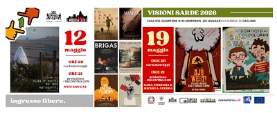 VISIONI SARDE NEL MONDO - Il 12 e il 19 maggio i cortometraggi sardi alla Casa del Quartiere di Is Mirrionis