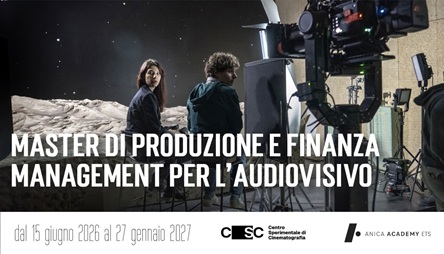 ANICA ACADEMY ETS - Selezionati 25 partecipanti al Master di Produzione e Finanza