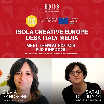 BIOGRAFILM 22 - Il Creative Europe Desk Italy MEDIA al Bio to B di Bologna