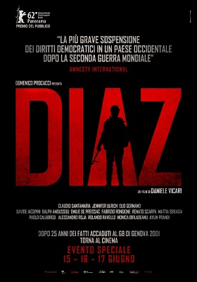 DIAZ - Torna al cinema come Evento Speciale il 15, 16 e 17 giugno