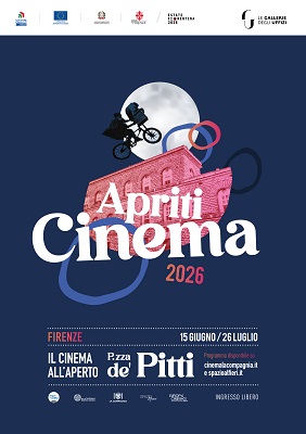 APRITI CINEMA! - �Apriti Cinema�, L'arena cinematografica sotto le stelle dell'Estate Fiorentina dal 15 giugno al 26 luglio a Piazza de� Pitti,