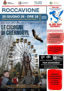 LE CICOGNE DI CHERNOBYL - A Roccavione la prima proiezione piemontese