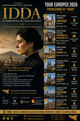 IDDA - LA BARONESSA DI LINGUAGLOSSA - Tour di proiezioni europee per il film di Giovanni Battista Pollina
