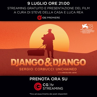 DJANGO & DJANGO - In diretta streaming il 9 luglio su CG PREMIERE