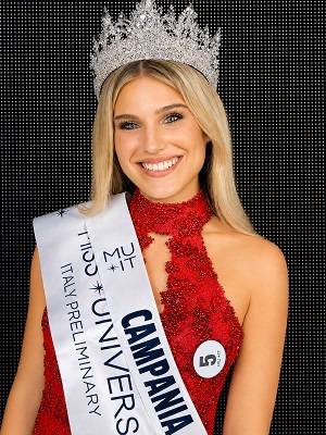 CRISTINA CORI - Conquista del titolo di Miss Universe Italia