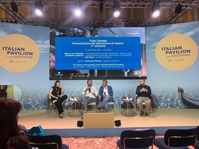VENEZIA 83 - Presentati i dodici progetti selezionati del progetto Fuori Campo programma di incubazione di progetti cinematografici